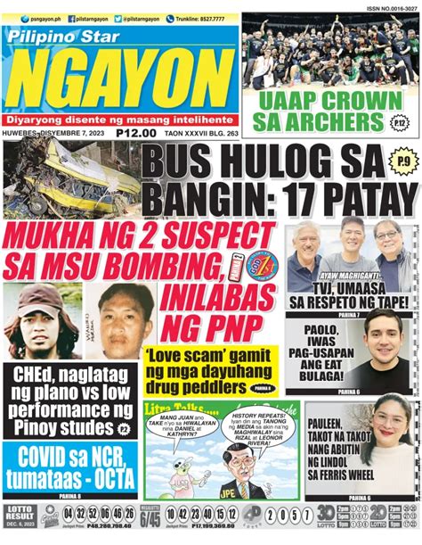philstar pressreader|Pilipino Star Ngayon Newspaper Subscription .